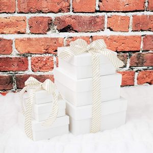 Trắng Tùy Chỉnh Kích Thước Vuông Đóng Mở Lưu Trữ Lễ Hội Quà Tặng Thương Mại Quần Áo An Toàn Gói Hộp Giấy Cho Giày Hộp - Product Image 5