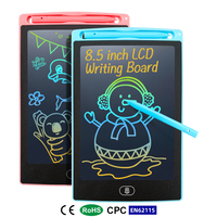 Tablette d'Écriture LCD 8,5 Pouces Tableau de Dessin Bloc-Notes Coloré Écriture Lumineuse