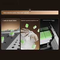 Mesa de Mahjong Automática 2026, Plegable, Portátil, de Metal, con Reducción de Ruido de un Toque, de Lujo, Silenciosa, para el Hogar