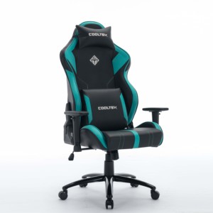 เก้าอี้คอมพิวเตอร์หนัง PU ปรับระดับได้180องศาปรับเอนได้เก้าอี้เล่นเกม PC หมุนได้ระดับไฮเอนด์ - Product Image 3