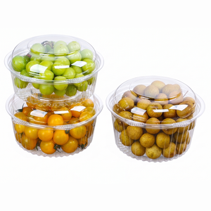 Clear Disposable Salad Bowls with Lids for Fruit and <strong>Veggie</strong> Meal Prep Professional Kitchen Food <strong>Containers</strong> - Product Image 5