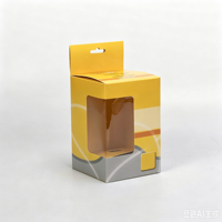 Boîte pliante personnalisée avec fenêtre, effet pailleté, revêtement UV offset – Carton pliant transparent découpé à l'emporte-pièce, écologique, pour cadeaux et e-commerce
