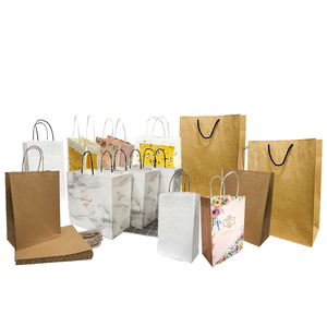 Sac en papier kraft recyclé pour restauration rapide à emporter - Product Image 2