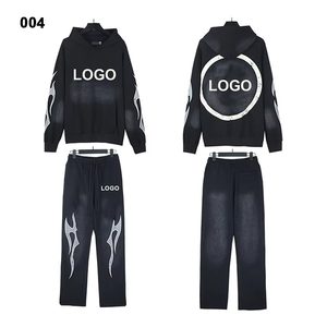 เสื้อฮู้ดดี้คุณภาพสูง Hell Star Men Hell Apparel ชุดกีฬา ผ้าฝ้าย 100% เสื้อสเวตเชิ้ตแบบสวมหัวสั่งทำพิเศษ ชุดกางเกงผู้ชาย - Product Image 2