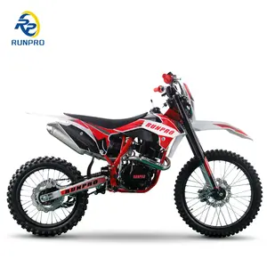 دراجة بخارية تعمل بالوقود من RUNPRO مخصصة للبالغين بمحرك 250cc مع إطارات 21''18'