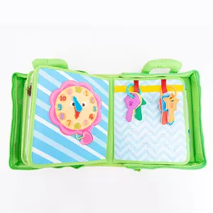 Jollybaby Mầm Non Montessori Sách Vải Cho Trẻ Em Giáo Dục Sớm