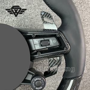 Volant en fibre de carbone pour Panamera Cayman 718 <span class=keywords><strong>Cayenne</strong></span> 955 996 911 Macan Taycan - Product Image 3