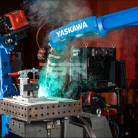 Robot manipulador de soldadura MIG MAG TIG CO2 CNC controlado Yaskawa Robot de soldadura automática celda de trabajo