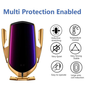 Support de téléphone de <span class=keywords><strong>voiture</strong></span> à charge rapide sans fil 10W <span class=keywords><strong>Chargeur</strong></span> sans fil pour <span class=keywords><strong>voiture</strong></span> pour <span class=keywords><strong>Huawei</strong></span> P30 Pro - Product Image 2