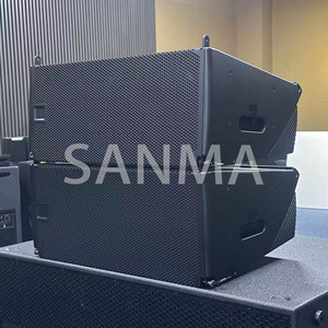Système de sonorisation professionnel 910LA Dual 10 pouces, enceinte en néodyme avec coque en plastique et diaphragme en alliage de titane, 600W RMS, 1200W de crête. - Product Image 1