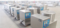 Semi-automatische multifunctionele apparatuur voor de verwerking van fruit en aardappelchips, complete machine voor het frituren van aardappelchips
