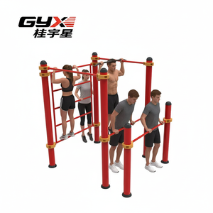 Station d'entraînement de calisthénie en acier pour <span class=keywords><strong>parc</strong></span> public, équipement de fitness extérieur pour entraînement de rue, OEM/ODM acceptés - Product Image 2
