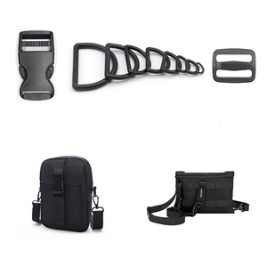 Hebillas con anillo en D para bolsos y mochilas, varios tamaños, ajustables, de plástico, resistentes al desgaste, accesorios para bolsos - Product Image 4