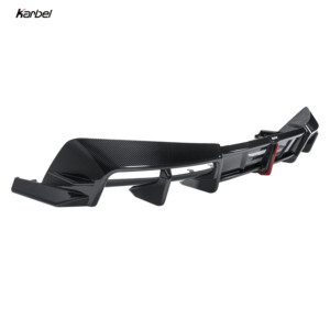 Diffuseur Karbel style KB en fibre de carbone sèche pour pare-chocs arrière <span class=keywords><strong>BMW</strong></span> <span class=keywords><strong>IX</strong></span> <span class=keywords><strong>XDrive40</strong></span> 2021-2023 - Product Image 4