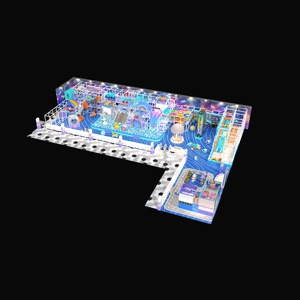 Área de Juegos Interior Comercial en Venta, Equipamiento de Juegos para Interiores, Diseño Personalizado, Parque Infantil Interior para Niños - Product Image 2