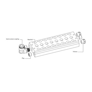Banc de vannes solénoïdes série IPVG200 à faible consommation d'énergie - 0,23 W, ultra faible consommation, durée de vie de 50 millions de cycles, conception modulaire - Product Image 4