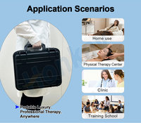 Dispositivo de Terapia Electrónica de Ondas de Choque No Invasivo Directo de Fábrica, Dispositivo de Masaje de Ondas de Choque para Reducción del Dolor para Centros de Fitness