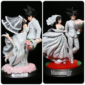 Figurine de scène de mariage DBZ, 31-33cm, avec son <span class=keywords><strong>Goku</strong></span> et <span class=keywords><strong>Chichi</strong></span>, en plastique, figurine en PVC, jouet, poupée - Product Image 6