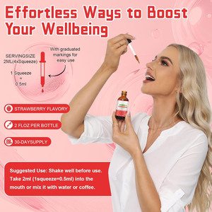 Kadın endokrin Superfood takviyesi sıvı damlaları, sağlıklı kortizol seviyelerini, Hormonal dengeyi, bağırsak sağlığını, ruh halini destekler - Product Image 3