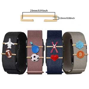 Correa de Repuesto para Reloj de 23 mm con Hebilla de Aleación de PVC, Correa Gratis para Monitor de Actividad Física con Logotipo Personalizado - Product Image 1