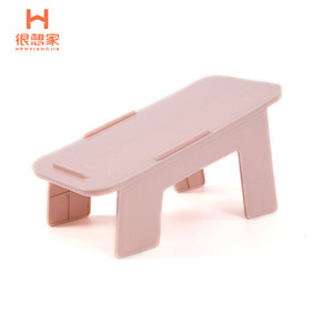 Henxiangjia Stackable <b>Shoe</b> <b>Rack</b> 2 Tier Pink Modular Space Saving Storage For Home Dormitory <b>Shoes</b> - Product Image 5