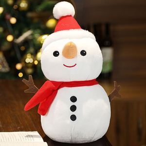 Peluche renne mignonne avec écharpe rouge et broderie flocon de neige, animal en peluche doux pour Noël, unisexe, à partir de 3 ans - Product Image 5
