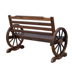 Ngoài trời sân bàn ghế, giải trí sân vườn ban công bánh xe ghế, carbonized anticorrosive gỗ đồ nội thất - Product Image 4