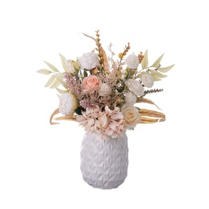 CallaFloral Flores Artificiales, Ramo de Rosas, Tela Plástica Tejida, Decoración del Hogar, Accesorios para Bodas CF01433 - Product Image 5