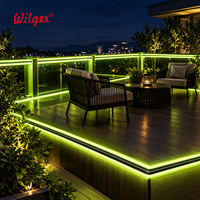 Bande lumineuse LED néon double face entièrement personnalisable, longueur, tension, température de couleur, IP68 pour aménagement extérieur