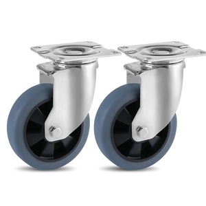 OEM Medium und Heavy Duty 3 Zoll rotierende TPR Rollen Stahl Gummi Lenk rolle mit Lager Hohe Qualität zum besten Preis - Product Image 2