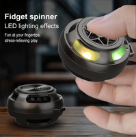 Nuevo Juguete Antiestrés de Aleación de Zinc y Aluminio, Altavoz 6.0 con Luz LED RGB, Mini Altavoz Inalámbrico Portátil