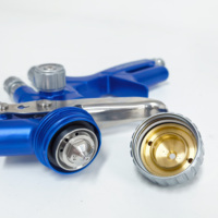Pistolet à air comprimé pour peinture automobile PORPHIS PC-415B avec gobelet jetable 1.3/1.4/1.6/1.8mm MP Pistolet à air comprimé pneumatique