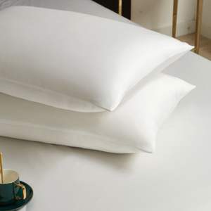 Toptan özel beyaz bambu elyaf nevresim takımı ev yumuşak rahat dokuma düz tarzı - Product Image 3