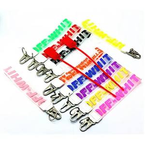 Llavero cordones de pluma encanto coche regalo flor escalada personalizado DIY llaveros diseñador cordón paracord Correa pulsera llavero - Product Image 1