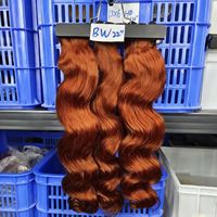 Extensions de Cheveux Humains Remy 100% Ondulés Vietnamiens Colorés Personnalisés – Lots de Tissages Noirs, Bruns, Blonds, Rouges – Fournisseur
