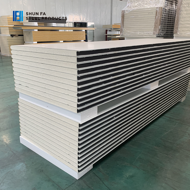 High Quality 40mm Outdoor Exterior Wall Insulated Insulation Panels Custom Metal Siding PU/PIR Sandwich Panel Steel Cold Room