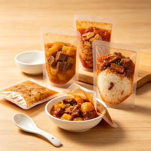 Clear Vacuum Seal Plastic Food Bag PE Zip Lock Packaging Pouch for Meat Fish <b>Chicken</b> Storage - Product Image 4