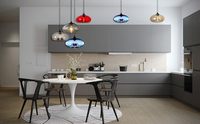Lustre vintage en forme d'oignon SIMIG, luminaire suspendu en verre E27 pour chambre à coucher, salle de bain, décoration intérieure, lampe de plafond