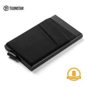 TILONSTAR TVC104 Beautiful Style Slim Metal Card Holder RFID Credit Card Holder Aluminum Pop up Wallet - Product Image 3