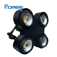 Public professionnel LED 4*100W 4 yeux WW/CW étanche COB Blinder lumière DMX512 pour événement théâtre Studio spectacle éclairage de Surface