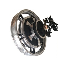 16 pouces 48V 350W Scooter électrique double essieux sans balais roue hub moteur DC moteur moto électrique Ebike