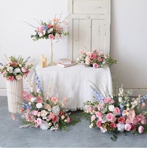 Flores de Hortensia Artificiales YOPIN, Hechas a Mano, Estilo Moderno, Color Azul, para Pascua, Bodas, San Valentín - Product Image 5