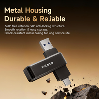 Pabrik Grosir Cina 256GB USB Multifungsi Putar Berbahan Logam Tipe C dan PC Pendrive OTG USB Stick untuk Kantor dan Bisnis
