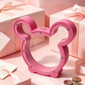 Salvadanaio in Legno Creativo per Bambini e Adulti, Simpatico Contenitore Indistruttibile per Risparmiare - Product Image 6