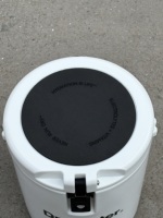 Glacière rotomoulée 8L grande capacité en plastique thermique, portable, avec panneau solaire, étanche, pour usage extérieur