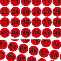 Étiquettes numérotées personnalisées en PVC autocollantes 1-10000, imperméables, brillantes, en rouleau, pour la promotion en supermarché et l'utilisation en épicerie
