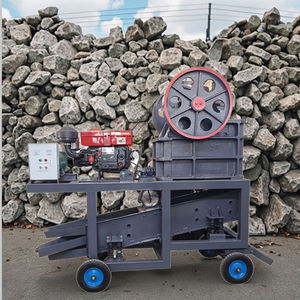 Betaalbare PE200 * 300 draagbare kaakbreker met zeef voor het vermalen van zand en steen - Product Image 2