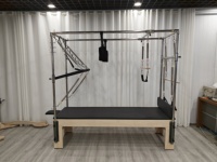 Equipo de Pilates Resistente, Reformers de Pilates para Equilibrio Corporal, Equipo de Pilates de Madera de Arce, Reformer Cadillac para Gimnasio