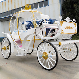 Carruaje de Lujo Eléctrico Estilo Cenicienta, Carroza Real de Metal y Hierro para Bodas y Turismo - Product Image 3