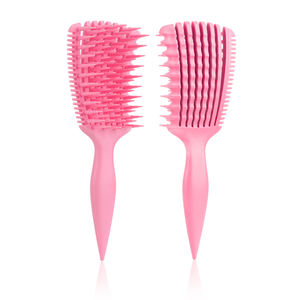 Cepillo de peluquero de salón con logotipo personalizado, cepillo para desenredar el pelo, ocho filas, masaje de pulpo, cepillo peine para desenredar el pelo para mujer - Product Image 1